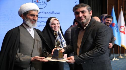 تقدیر از مهندس بهرام فتاحی به عنوان مدیر موفق ملی