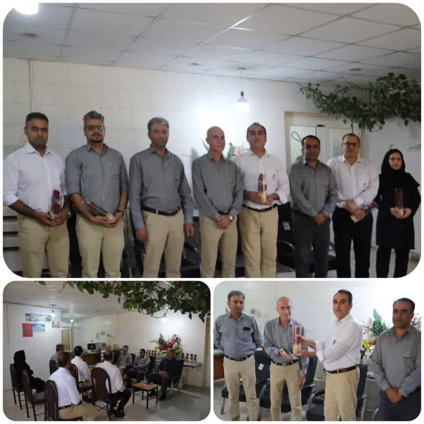 تجلیل از پرستاران خانه بهداشت کارگری کارخانه سیمان داراب